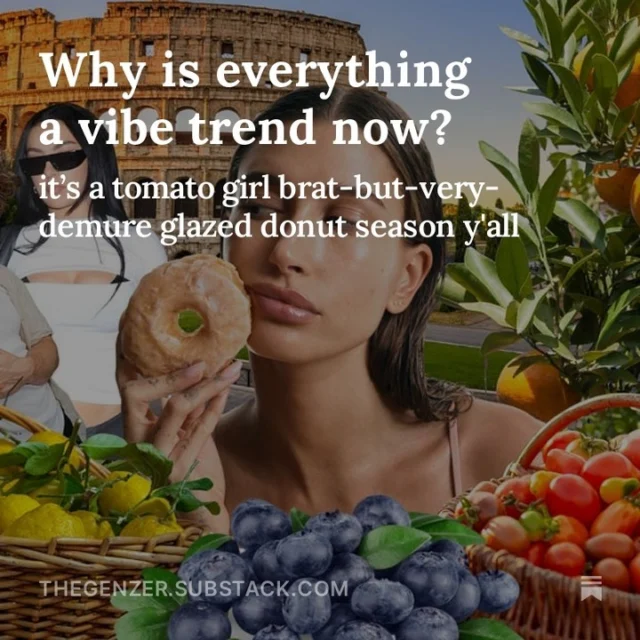 Why is everything a vibe trend these days? 🍅🍩 From Tomato Girls to Glazed Donut Skin, it feels like we’re in a micro-trend frenzy. Is Gen Z overdoing it, or is this just the new way we express ourselves?

#GenZ #VibeTrends #TomatoGirl #GlazedDonut #YouthCulture #Trends #Fashion