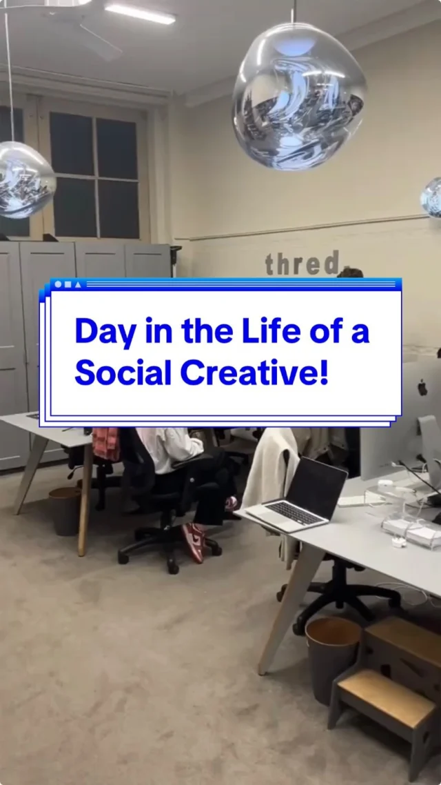 👀Ever wondered what a what a typical day of a Thred Employee Looks like? 🎥 Join us for a Day in the life of the production team at Thred where we talk all things shooting content, to editing & strategy!🎬 #dayinthelife #insights