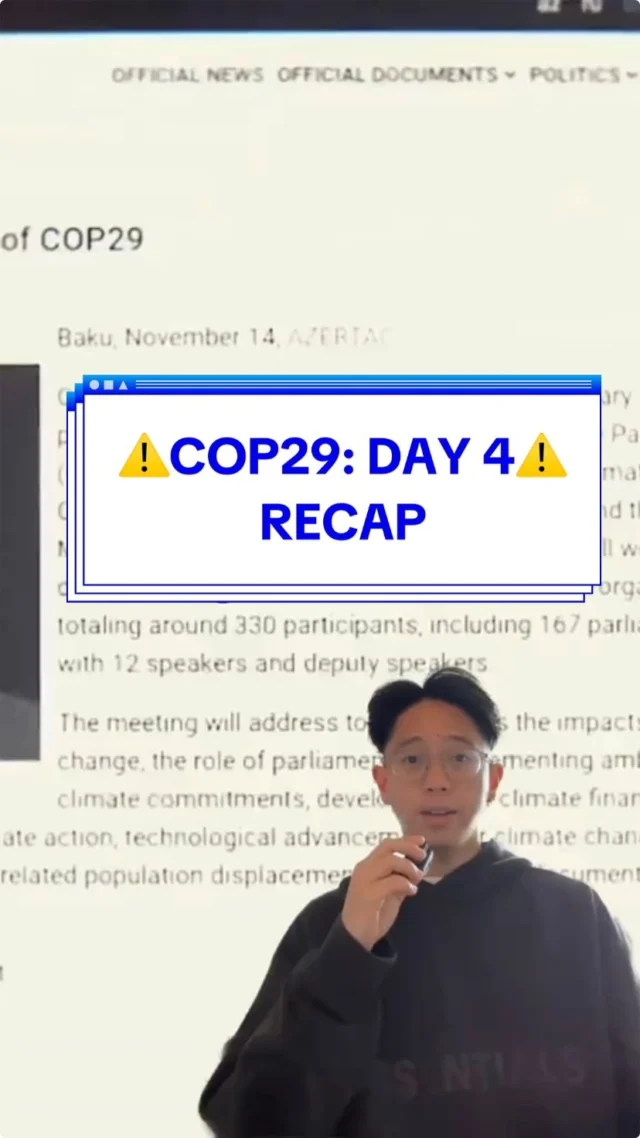 Day 4 at COP29 was intense! 🌍 From funding gaps to international tensions, catch up on all the action in our latest recap. #COP29 #ClimateAction