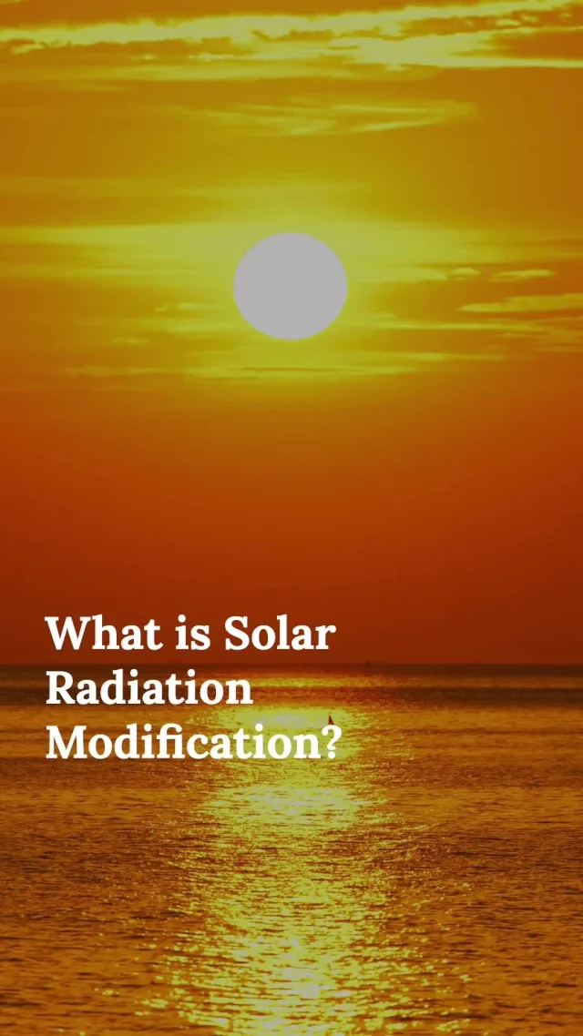 Is solar radiation modification the solution to climate change or just a tech dream? 🌍☀️