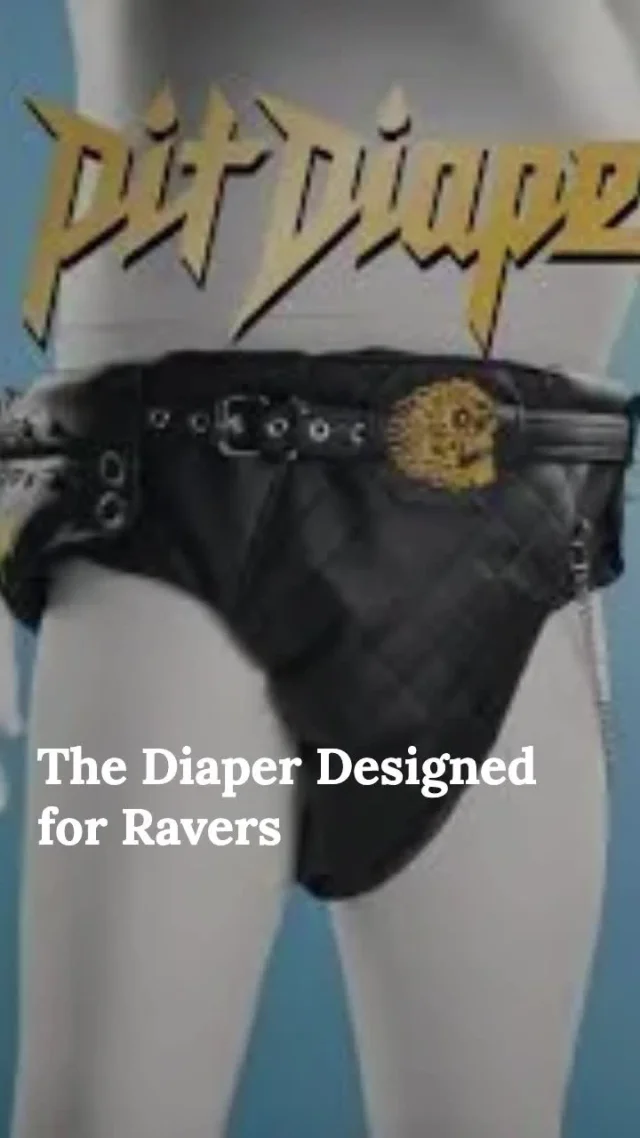 Would you wear a diaper to avoid running to the bathroom during a concert? The Mosh Pit Nappy: convenient or crazy? 🕺💃