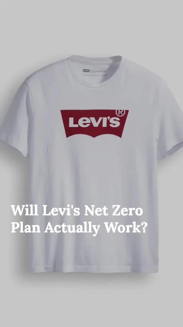 Will Levi’s bold new climate plan inspire the entire fashion industry? Let's hope 2050 is greener with Levi's net zero vision. 🌿