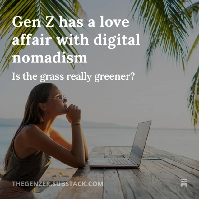 💼✈️ Daydreaming about ditching the 9-5 for digital nomad life? You’re not alone. Gen Z is making remote work a reality—swapping commutes for cafes and stress for sunsets. But is it all beach days and freedom, or just privilege in disguise? 🌍💻