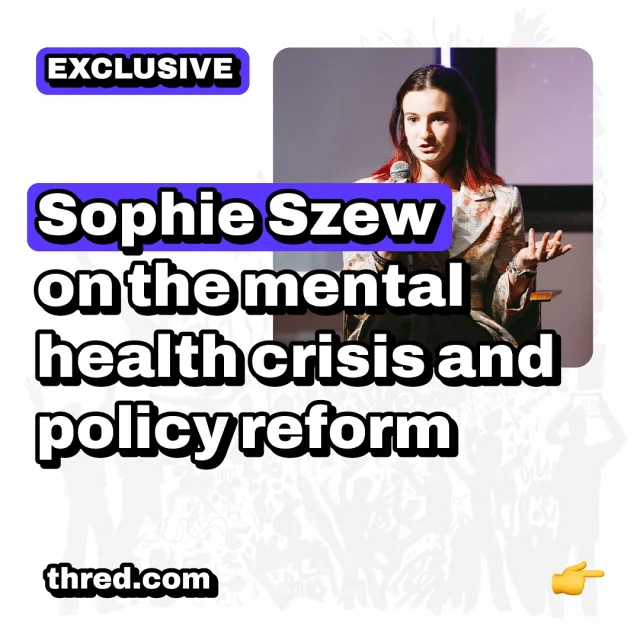 We spoke to activist, writer, and public speaker Sophie Szew (@sophie_szew) about her community-focused approach to healing and how she is using that vision to influence the future of government mental health policies. 

Read more at thred.com