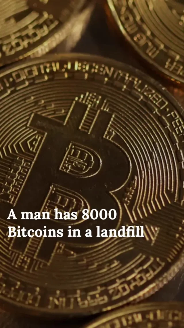 8,000 Bitcoins lost in a landfill. James Howells is on a mission to retrieve them using AI and robotics. Would you dig for treasure?