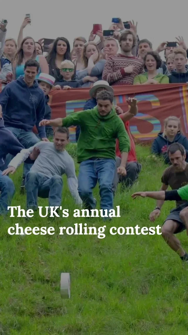 Hold onto your hats...or cheese! 🧀 Did you see Tom throw caution to the wind (and himself down a hill) to claim victory at Britain's craziest sporting event?