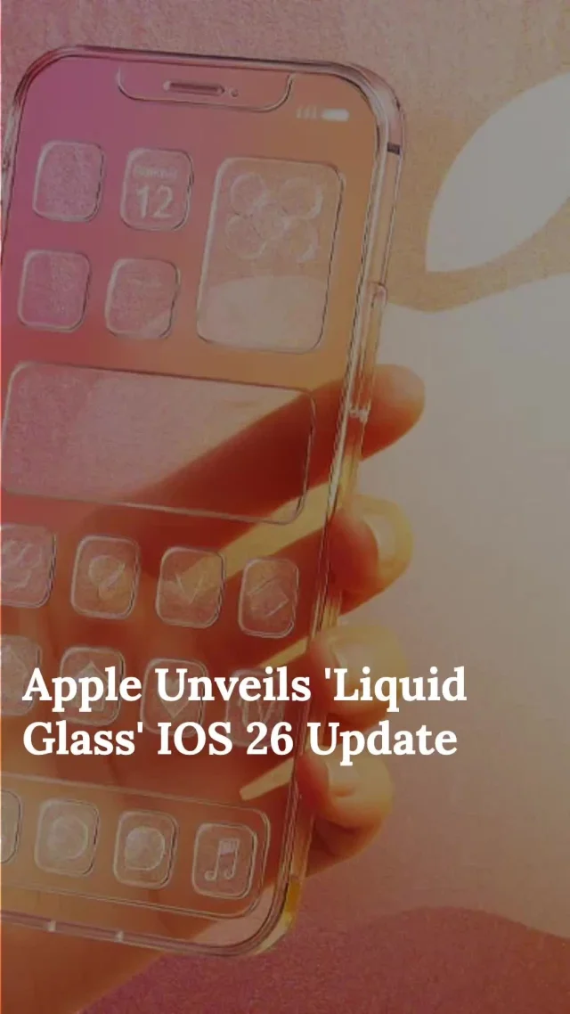 Apple just unveiled a sci-fi look for your devices! 🚀 Introducing #LiquidGlass - a dynamic, immersive experience for iPhone, iPad, and Mac. Available to beta users now. Are you excited? 🎨
