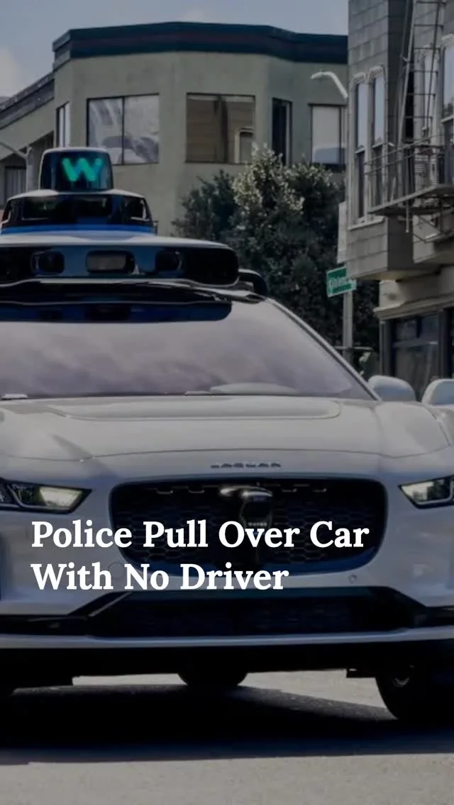 🤔 Car pulls an illegal U-turn... but where's the driver? 🤖 California cops meet Waymo's ghost in the machine.