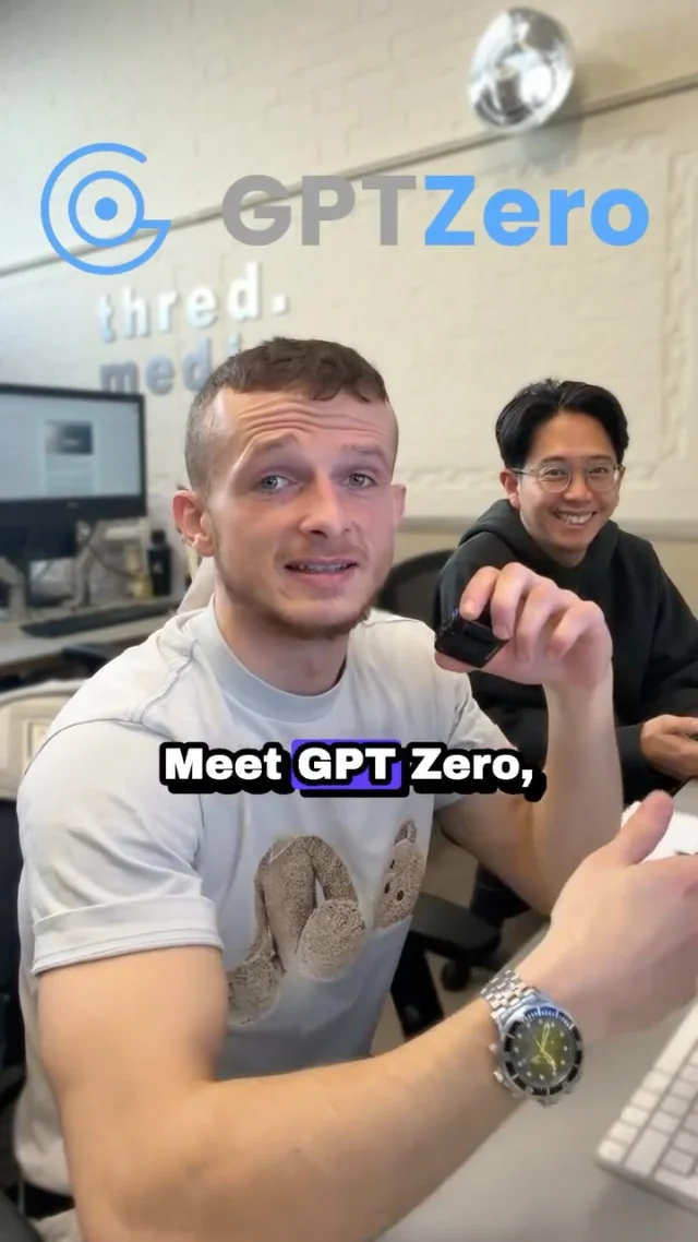 Think you can spot AI writing? 🤖 Meet your new BFF, GPT Zero. Find out if your homework’s got bot vibes.