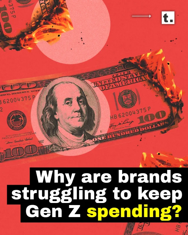 Gen Z are spending less. Why? 👀

Read more on our Substack, The Gen Zer. Link in bio.