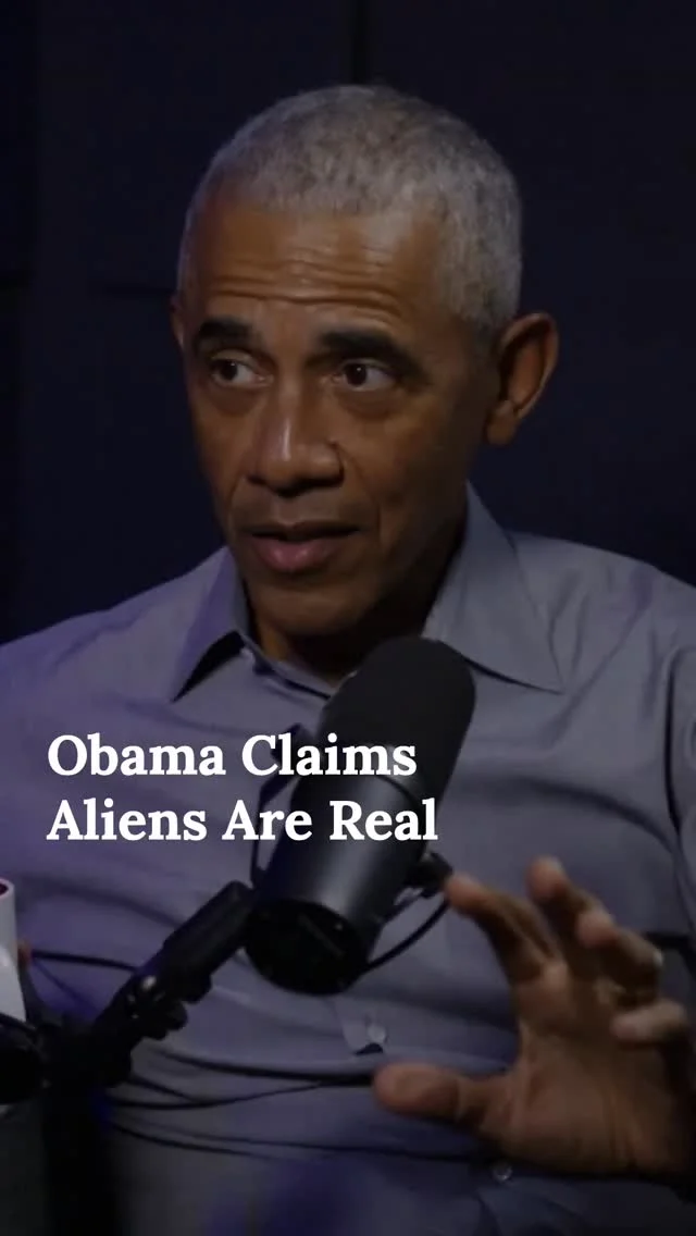 Barack Obama was asked if aliens are real. His answer: “they’re real, but I haven’t seen them.”

The internet instantly spiralled. He later clarified life elsewhere is statistically likely, but Earth being visited? Very unlikely.

Are we alone in the universe?