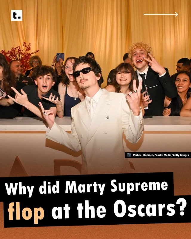 Why did Marty Supreme flop at the Oscars?

Read more on our Substack, The Gen Zer. Link in bio.