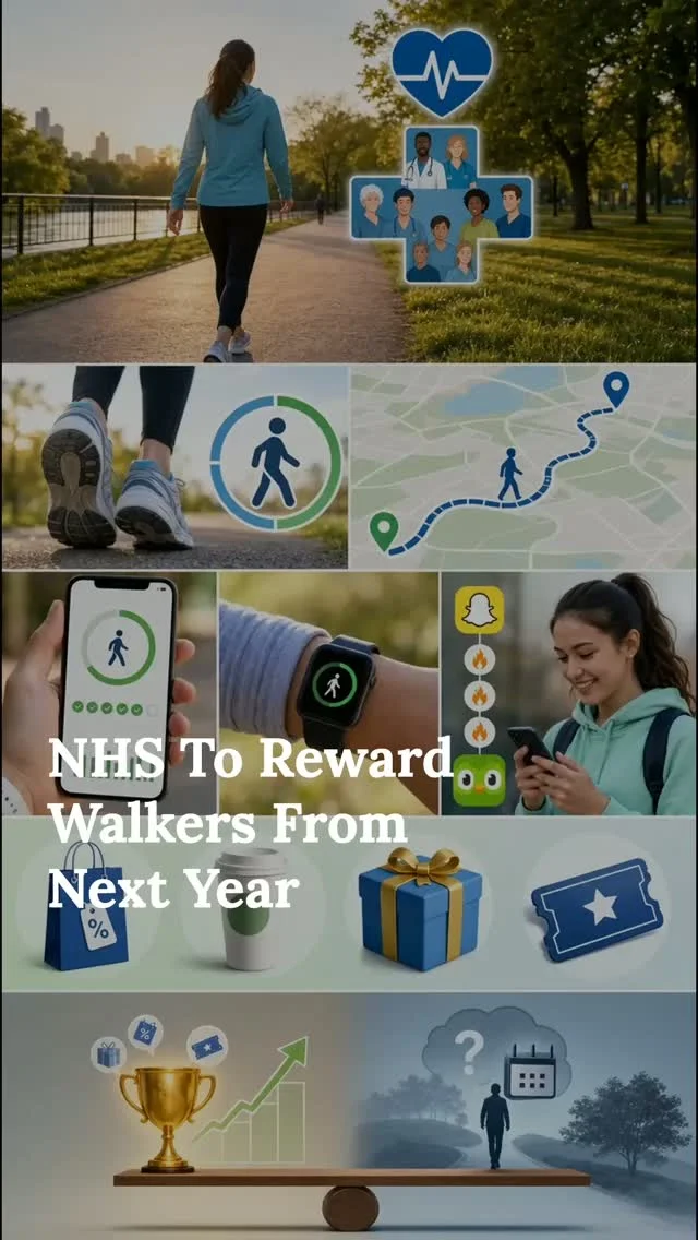 The NHS wants to gamify walking with rewards for doing 30 minutes a day. Simple, free, streak-friendly health.

Can incentives actually build lasting habits, or just short-term streaks?

Find out more at thred.com