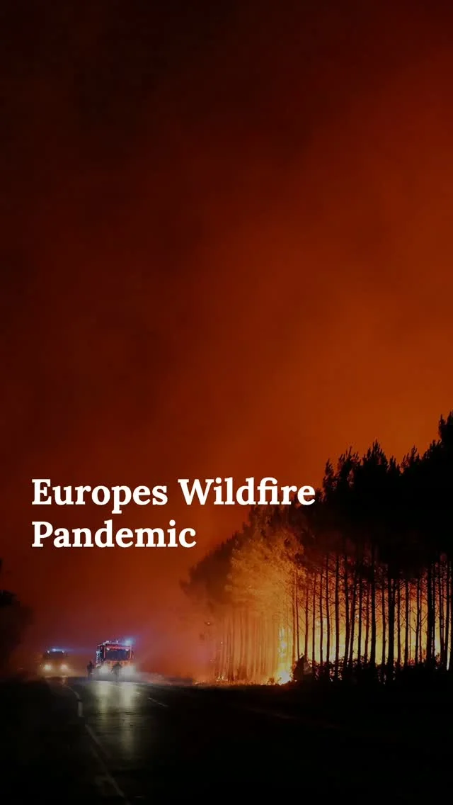 Wildfires across France and Spain could take weeks or months to extinguish as another heatwave pushes temperatures beyond 40°C.

Are we actually preparing for climate change, or just reacting every time it burns through our lives?