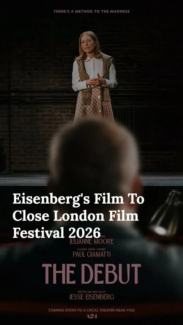 Jesse Eisenberg’s new comedy-drama is officially closing this year’s BFI London Film Festival, starring Julianne Moore, Halle Bailey, and Bernadette Peters. 🎬 Is this one going straight onto your watchlist?
