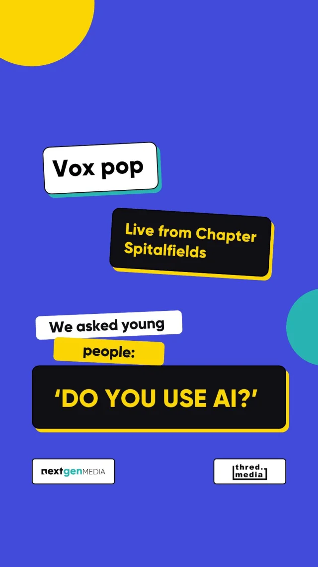 We teamed up with @nextgenmediaooh following our recent content partnership to challenge the stereotypes and find out what young people REALLY think about AI. We asked young people: Do you use AI? The answers will surprise you...